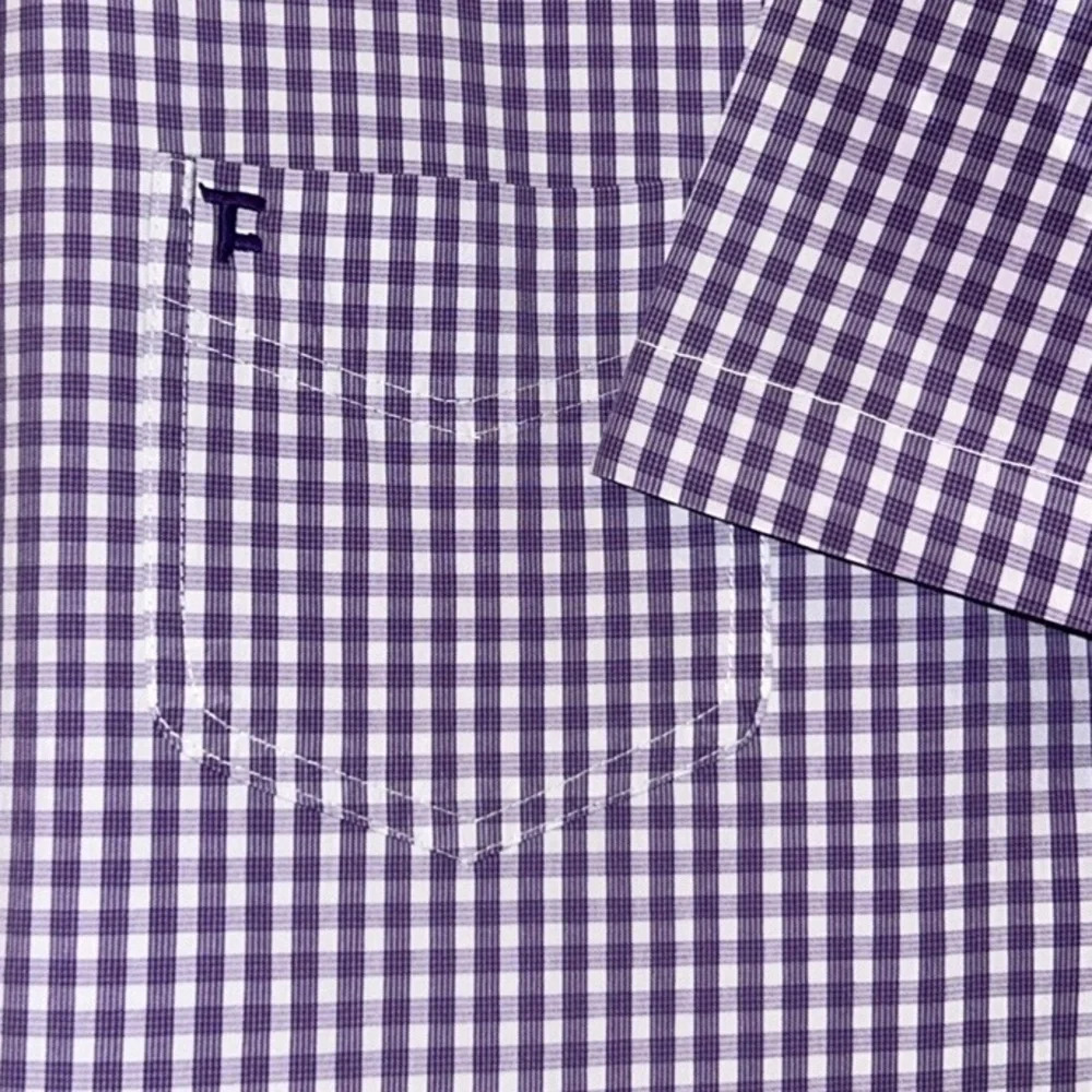 Panhandle Slim Tuf Cooper Performance Plaid Short Sleeve Button Down Shirt - Picture 4 of 8